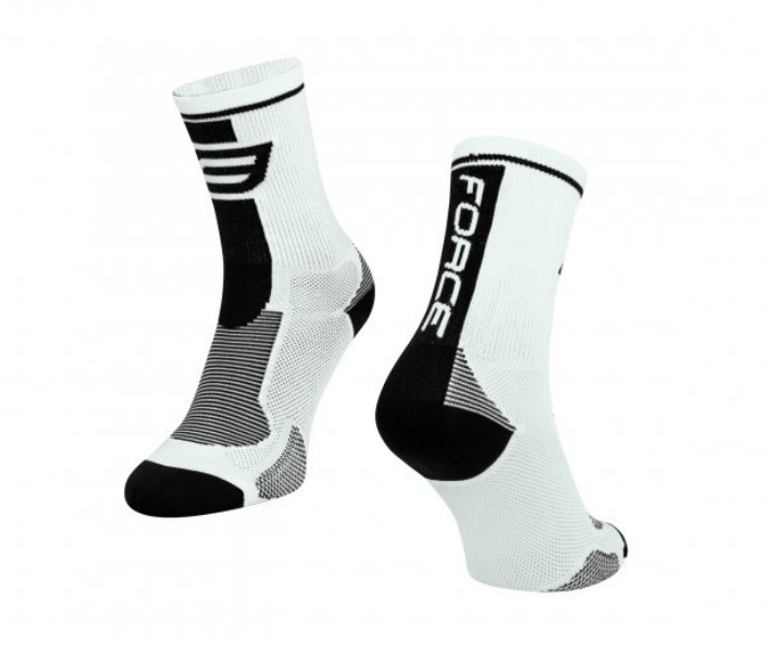 Force Calze Ciclo Lungo Bianco nero